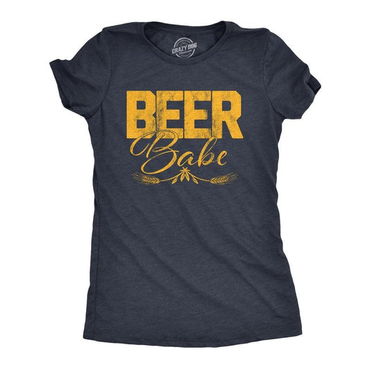 Womens Beer Babe T Shirt Funny Brew Pub IPA Craft Beer Drinking Graphic Tee Funny Womens T Shirts Cute Slimming Top...