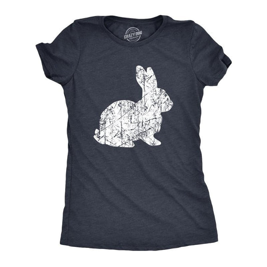 Womens Big Bunny T Shirt Funny Cute Easter Sunday Rabbit Tee For Ladies Funny Womens T Shirts Cute Slimming Top...