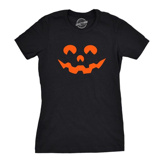 Womens Cartoon Eyes Pumpkin Face Funny Fall Halloween Spooky T shirt Funny Womens T Shirts Cute Slimming Top Comfortable...