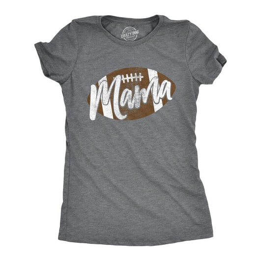 Womens Football Mama T Shirt Cute Pee Wee League Mom Tee Funny Womens T Shirts Cute Slimming Top Comfortable Soft...