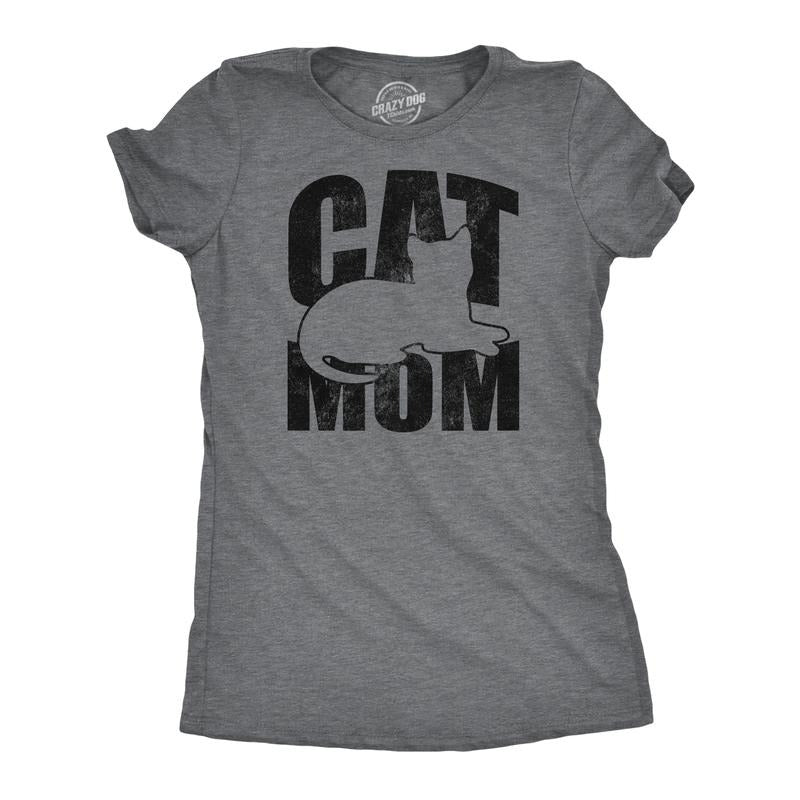 Womens Funny T Shirts Cat Mom Sarcastic Cute Kitten Graphic Tee for Ladies Funny Womens T Shirts Cute Slimming Top...