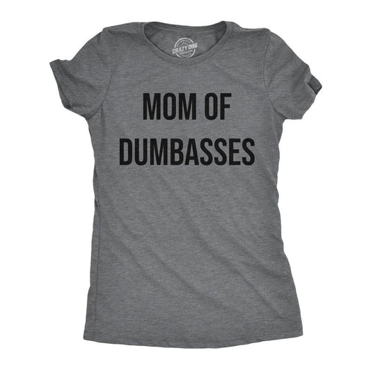 Womens Funny T Shirts Mom Of Dumbasses Sarcastic Mothers Day Tee For Ladies Funny Womens T Shirts Cute Slimming Top...
