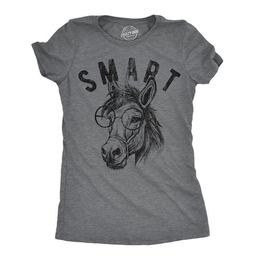 Womens Funny T Shirts Smart Ass Sarcastic Donkey Graphic Tee for Ladies Funny Womens T Shirts Cute Slimming Top...