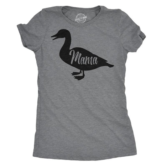 Womens Mama Duck T Shirt Cute Bird mom gift for Pet Owner or Lover Funny Womens T Shirts Cute Slimming Top Comfortable...