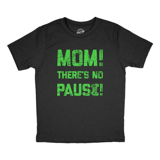 Womens Mom Theres No Pause T Shirt Funny Video Gamer Joke Tee For Ladies Funny Womens T Shirts Cute Slimming Top...
