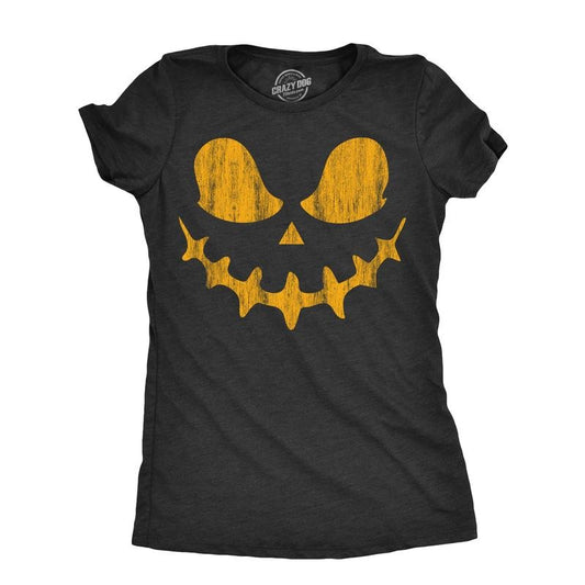 Womens Skeletal Steve Pumpkin T Shirt Funny Halloween Jack O Lantern Skull Smile Tee For Ladies Funny Womens T Shirts...