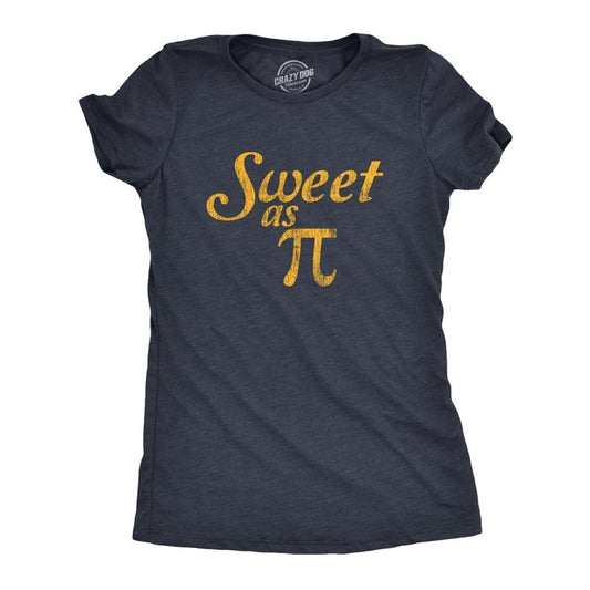 Womens Sweet As Pi T Shirt Funny Nerdy Math Problem Graphic Novelty Tee Funny Womens T Shirts Cute Slimming Top...
