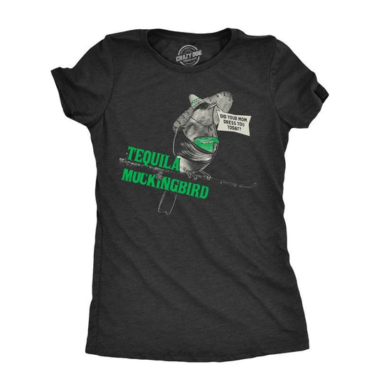 Womens Tequila Mockingbird T Shirt Funny Liquor Drinking Novel Parody Joke Tee For Ladies Funny Womens T Shirts Cute...