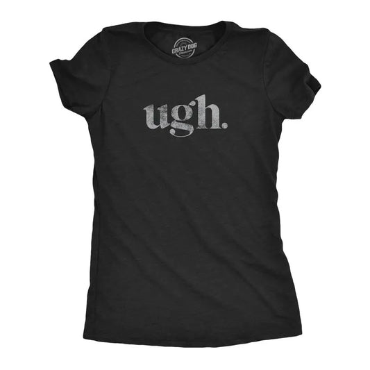 Womens Ugh. T Shirt Funny Sarcastic Eye Roll Graphic Novelty Vintage Tee Funny Womens T Shirts Cute Slimming Top...
