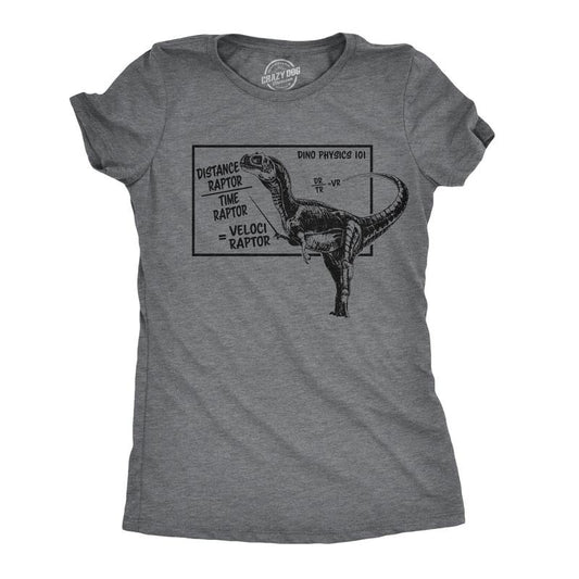 Womens Velociraptor T shirt Cute Funny Dinosaur Cool Graphic Tee For Ladies Funny Womens T Shirts Cute Slimming Top...