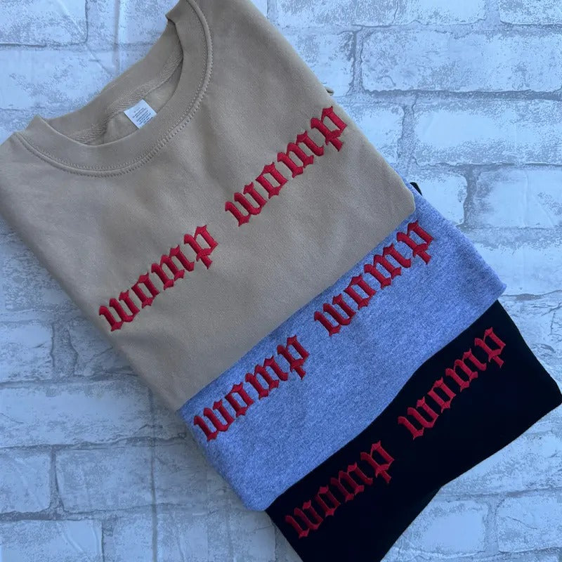Womp Womp Embroidered Crewneck T-Shirts, Hoodie, Sweatshirt | WearSparks.com