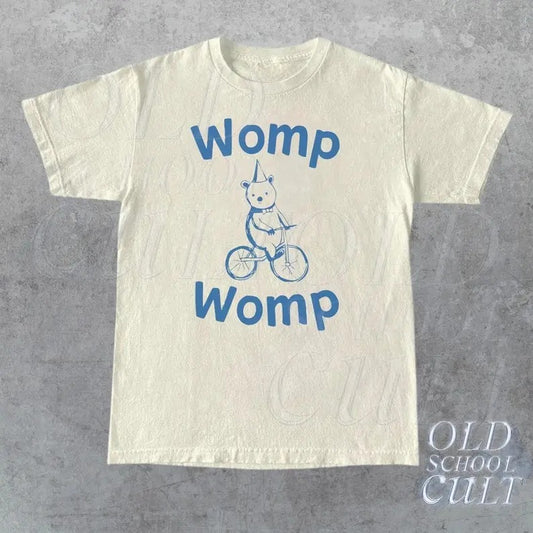 Womp Womp Graphic T-Shirt, Retro Unisex Adult T Shirt, Sillyy Bear T Shirt, Meme T Shirt, Relaxed Cotton Shirt, Funny...