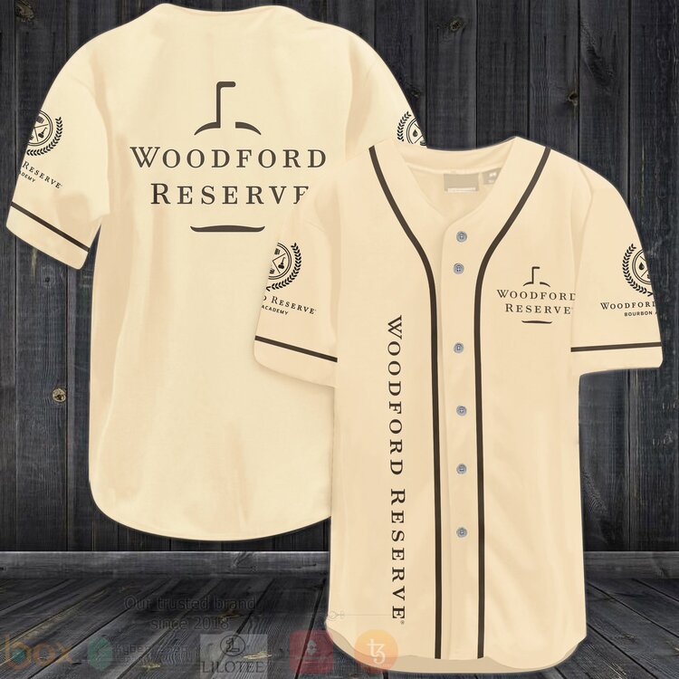 FASHION Woodford Reserve Baseball Jerseys Botton Shirt