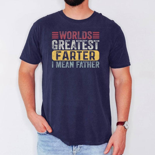 World's Greatest Farter Shirt Funny Dad Shirt Father Shirts Father's Day Funny Gift Shirt Father Gifts For Him Shirt For...