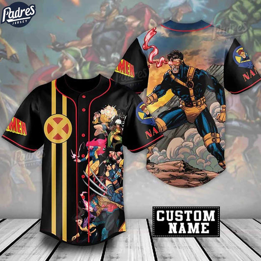 X-Men 97 Cyclops Baseball Jersey Shirt (Image 1)