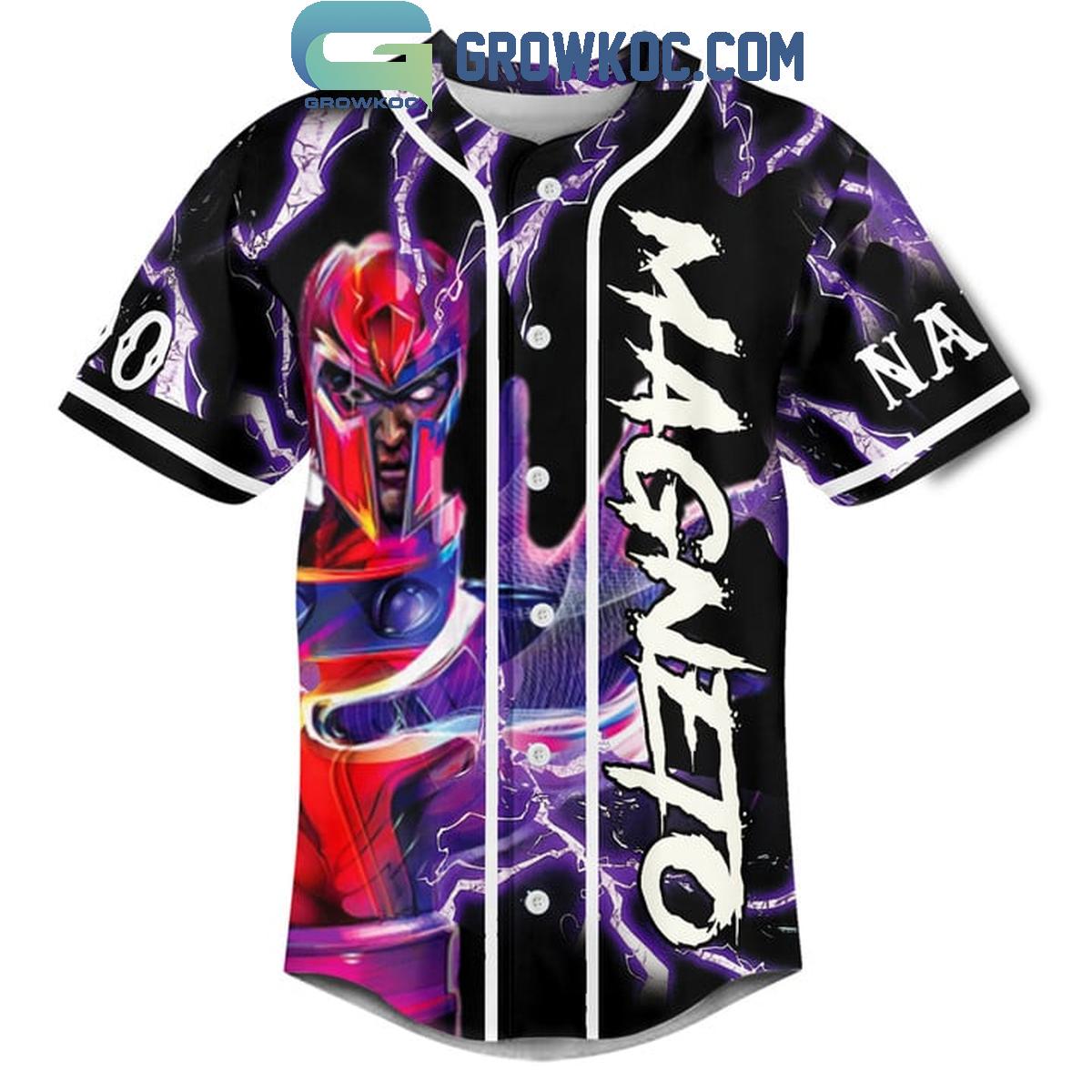 X-Men ’97 Magneto Was Right Mutant Villian Personalized Baseball Jersey