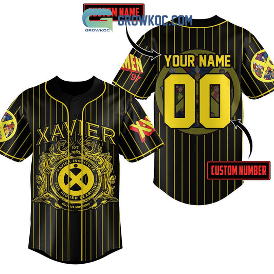 X-Men ’97 Xavier Institute For Higher Learning Fan Love Personalized Baseball Jersey
