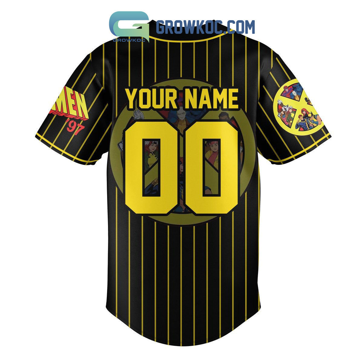 X-Men ’97 Xavier Institute For Higher Learning Fan Love Personalized Baseball Jersey