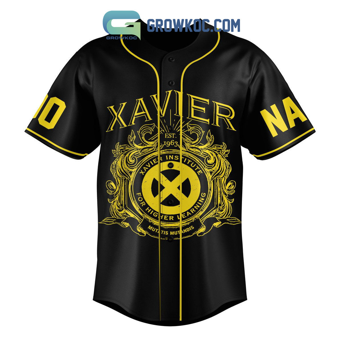 X-Men Xavier Institute For Higher Learning Class Of 1992 Personalized Baseball Jersey