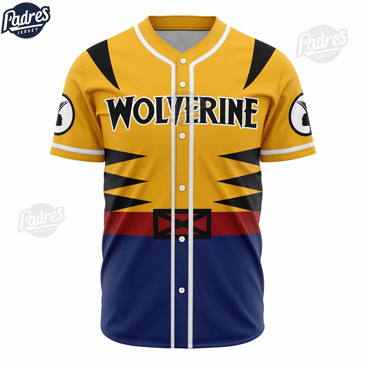 X-Men Wolverine Baseball Jersey - Padres Jersey Oasis: Elevate Your Baseball Style Game T-Shirts, Hoodie,... (Image 1)