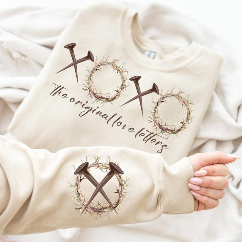 XOXO The Original Love Letters Shirt, Easter Sweatshirt, Christian ,Religious , Faith Christian Hoodie | WearSparks.com