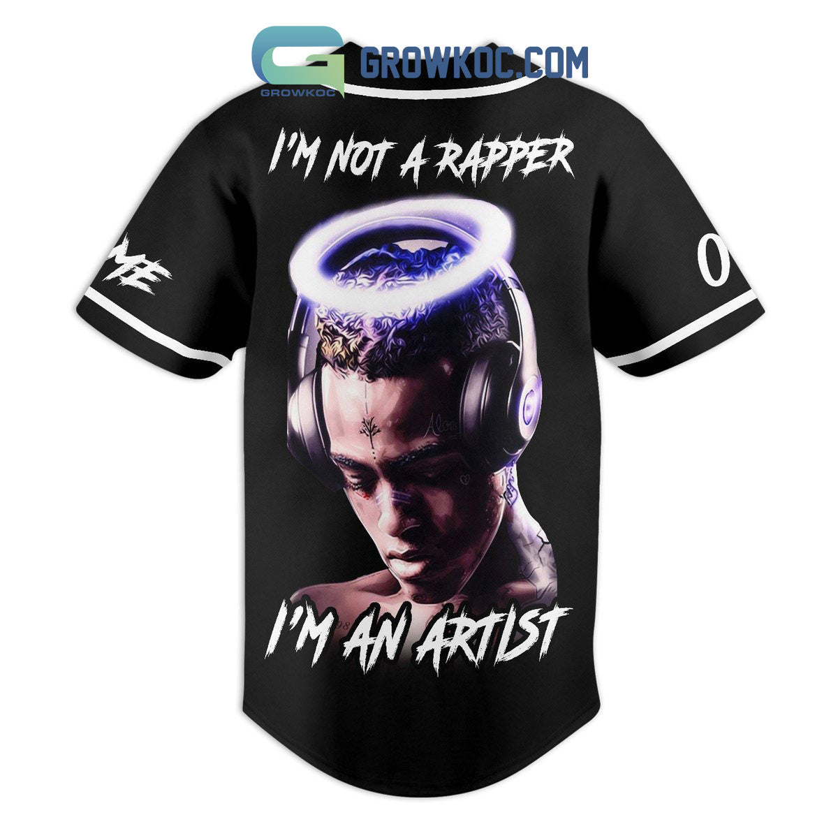XXXTentacion I’m Not Rapper I’m An Artist Personalized Baseball Jersey