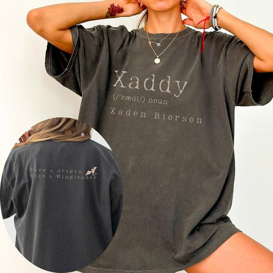 Xaddy Shirt, Xaden Riorson Sweatshirt, Xaden Fourth Wing Shirt, Fourth Wing Merch, Iron Flame Sweatshirt, Rebecca Yarros...
