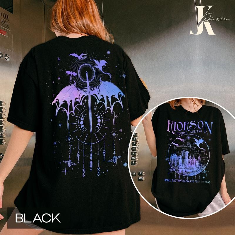 Xaden Riorson House Comfort Colors Shirt, Fourth Wing Shirt, Dragon Rider Bookish, Iron Flame Shirt, Basgiath War...
