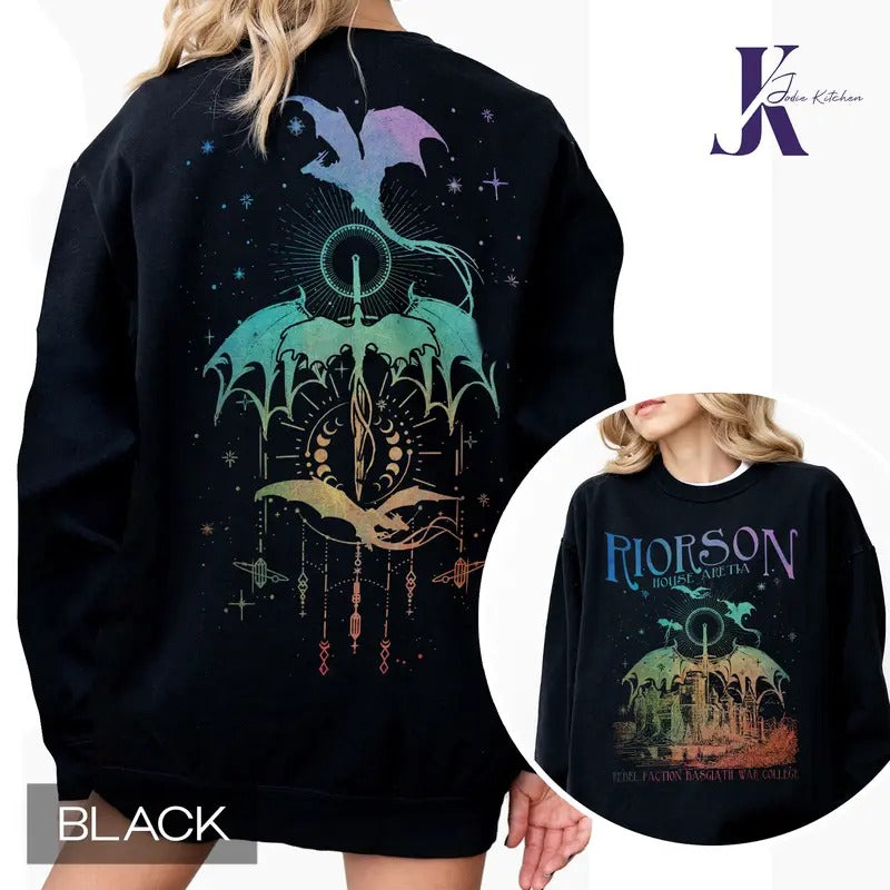 Xaden Riorson House Comfort Colors Shirt, Iron Flame Shirt, Fourth Wing Shirt, Violet Sorrengail Silver One Basgiath War...