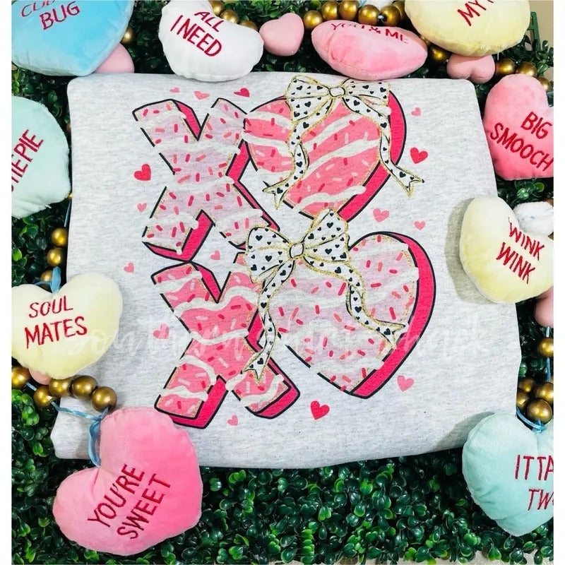 XoXo snack cake Sweatshirt ~ ash gray T-Shirts, Hoodie | WearSparks.com