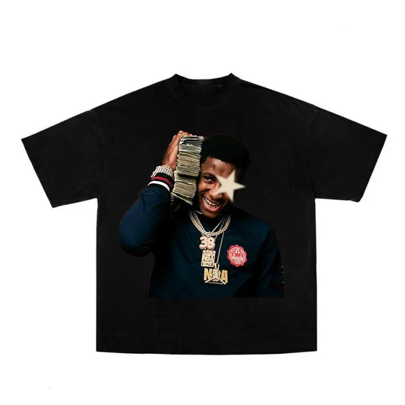 Y0ungBoy Star Big Face Rap T-Shirt Fans Gift Hoodie, Sweatshirt | WearSparks.com