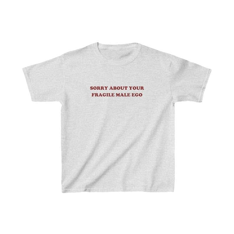 Y2K Baby Tee Funny Quote Shirt Unhinged Feminist Baby Tee Coquette Aesthetic Feminism Women'S 90S Graphic Babytee...