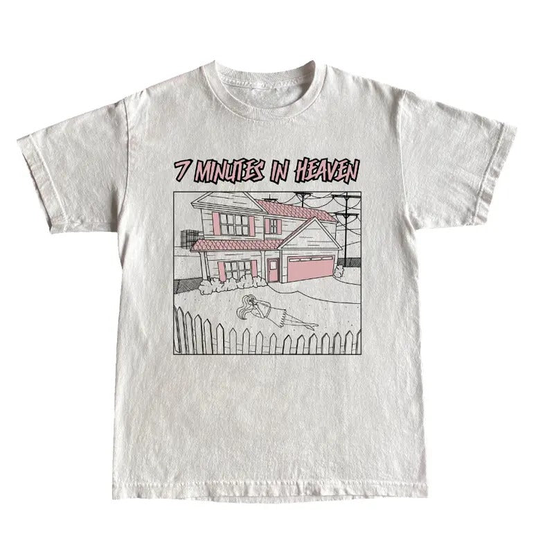 Y2k House White T-Shirt- y2k tshirt-Unisex T Shirt