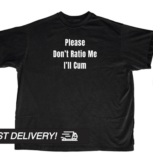 Y2k Shirt, Please Dont Ratio Me Shirt, y2k clothing, Goth Punk T-Shirt, Streetwear T-Shirt, Alternative Clothing Menswear...