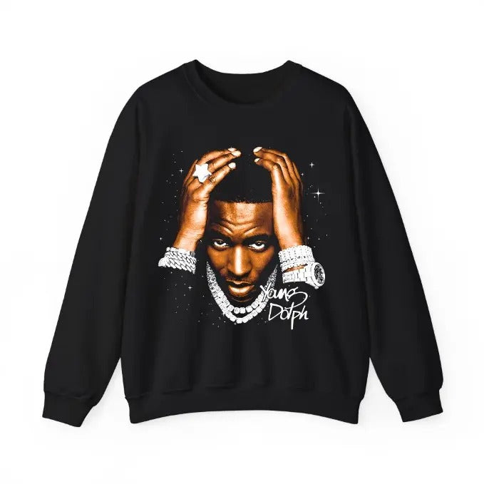 YOUNG DOLPH SWEATSHIRT, Rare Rap Tee Tour Concert Hip Hop Sweatshirt Hoodie | WearSparks.com