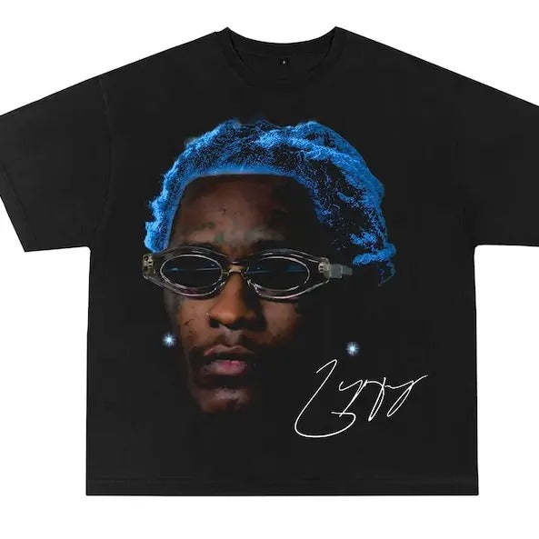 YOUNG THUG T-shirt | Rap Tee Concert Merch Kanye Thugger Slime Season | Green Rare Hip Hop Hoodie, Sweatshirt