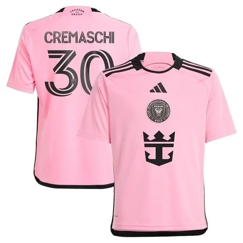YOUTH Inter Miami #30 Benjamin Cremaschi CF 2024 2getherness Jersey - Pink