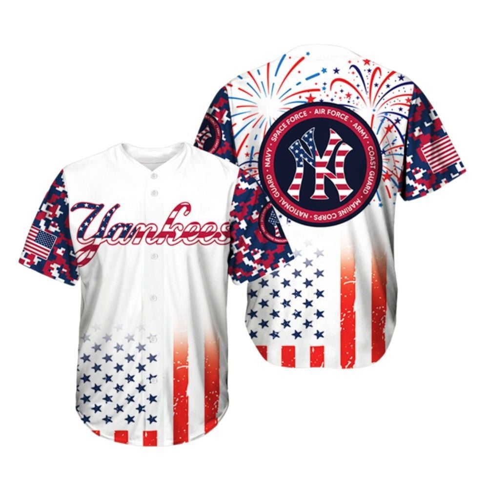 Yankees 4th of July Military Jersey 2025 - Grishko.com T-Shirts, Hoodie, Sweatshirt | WearSparks.com (Image 2)