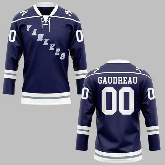 Yankees Hockey Jersey Night Giveaway 2025 - Grishko.com T-Shirts, Hoodie, Sweatshirt | WearSparks.com (Image 1)