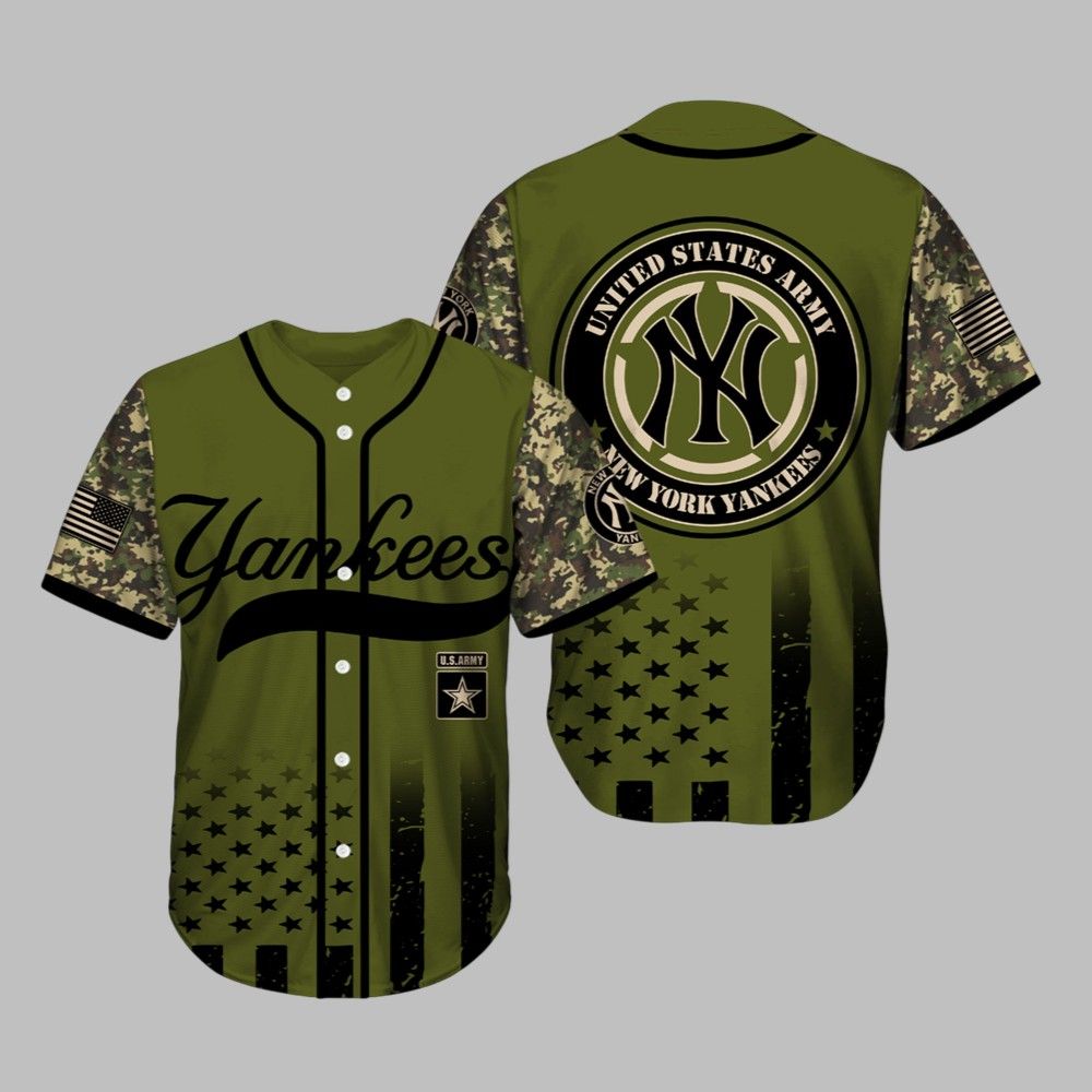 Yankees Military Appreciation Night Camo Jersey 2025 - Grishko.com T-Shirts, Hoodie, Sweatshirt | WearSparks.com (Image 1)