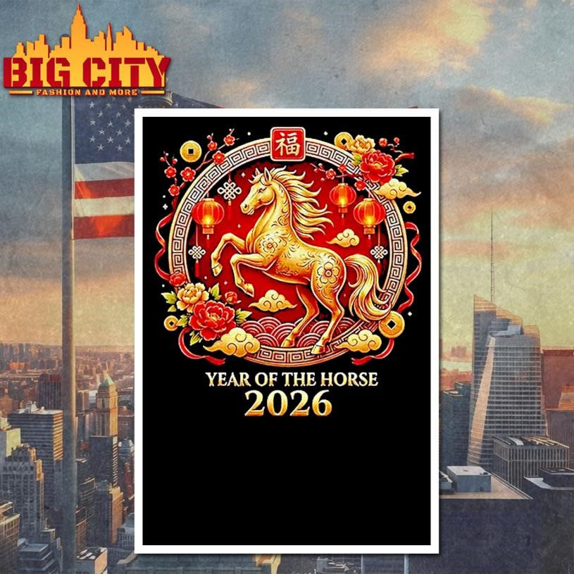 Year Of The Horse 2026 Chinese New Year Shirt