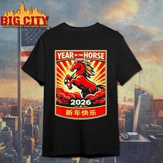 Year Of The Horse 2026 Lunar Chinese New Year 2026 Shirt