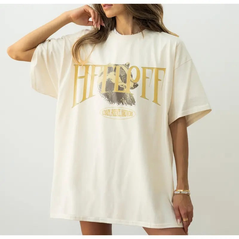 Yellow House Shirt Wizard House Shirt House of Badger Dramione Wizard School Shirt Marauders Dark Arts T-Shirt Pottery...