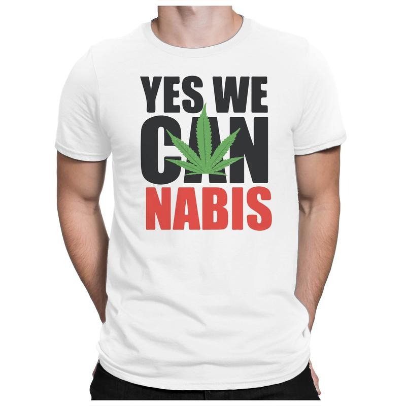 Yes We Can-nabis - Men's Fun T-shirt - Printed - Small To 4xl - Papayana Hoodie, Sweatshirt | WearSparks.com
