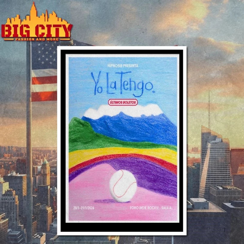 Yo La Tengo Event Mexico On Jan 20-21 2026 Poster shirt