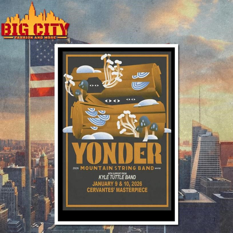 Yonder Mountain String Band Denver Event On Jan 9-10 2026 Poster shirt
