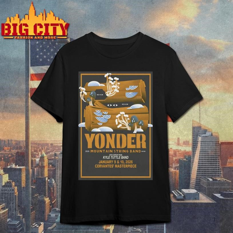 Yonder Mountain String Band Denver Event On Jan 9-10 2026 Poster shirt