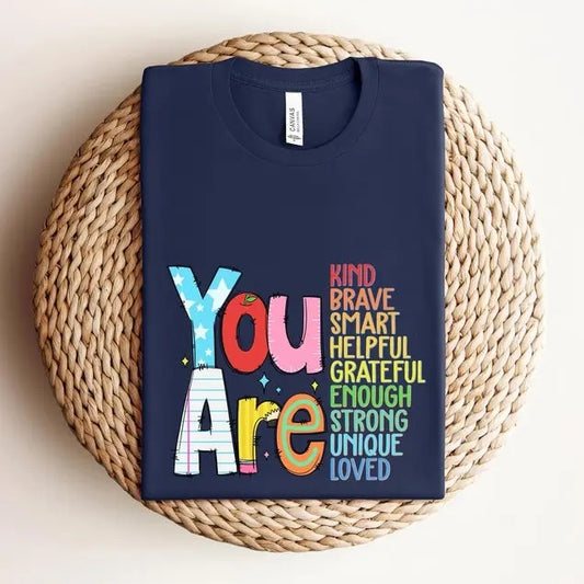 You Are Kind Shirt, Back To School Shirt, Kindergarten Teacher Shirt, First Day Of School Shirt, Teacher Appreciation...