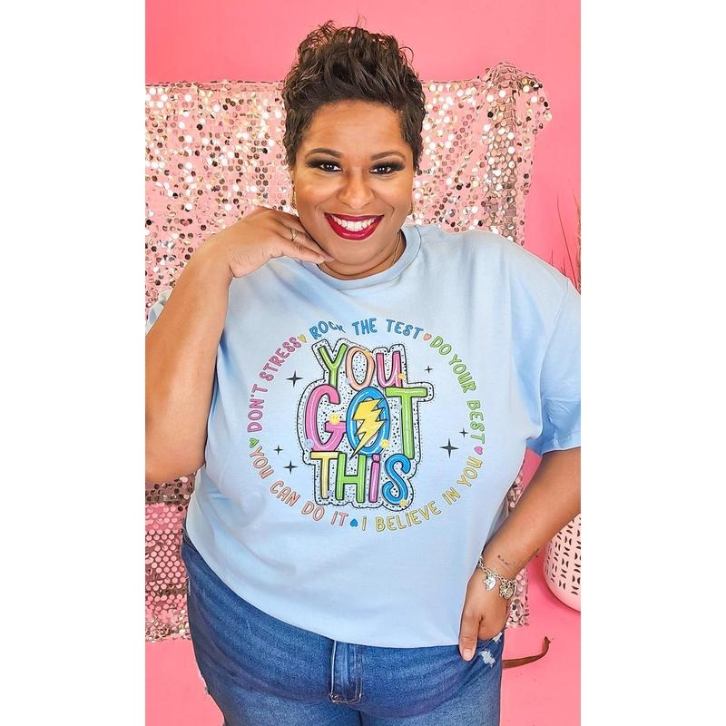 You Got This Rock the Test Graphic T-Shirt Hoodie, Sweatshirt | WearSparks.com