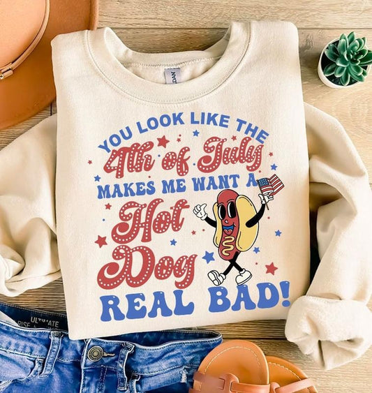 You Look Like The 4th Of July America Retro 4th Of July Usa Independence Day Vintage America 1776 Funny Cotton Menswear...